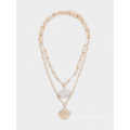 New Arrival Jewelry Two Chain Set of Necklaces with Shell Pendants